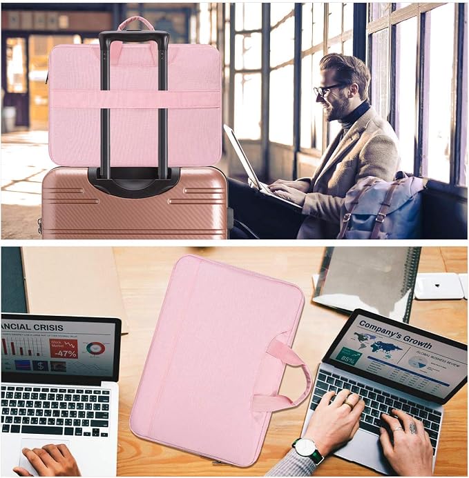 14 15 Inch Laptop Case Women Ladies Bag TSA Laptop Sleeve