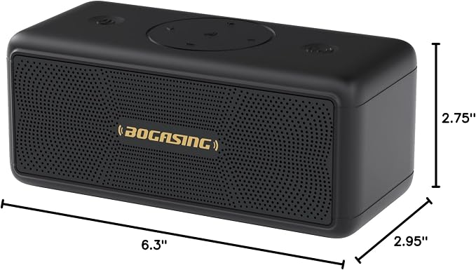 BOGASING Bluetooth Speakers, M5 Portable Wireless Speaker
