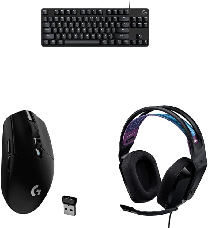 Logitech TKL SE Mechanical Keyboard + G305 Lightspeed Wireless Gaming Mouse +