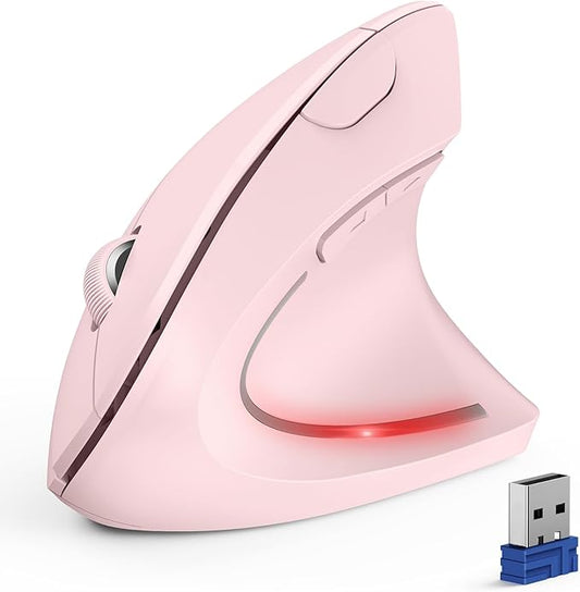TECKNET Ergonomic Mouse, Wireless Bluetooth Vertical Mouse, 4800 DPI Optical