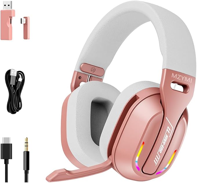 2.4GHz Wireless Gaming Headset for PC, Switch