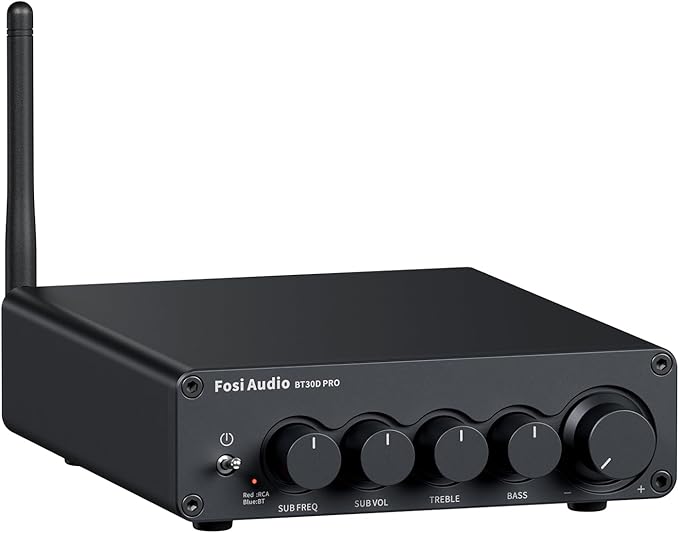 Fosi Audio Bluetooth Subwoofer Amplifier 2.1, BT30D Pro Subwoofer Amp