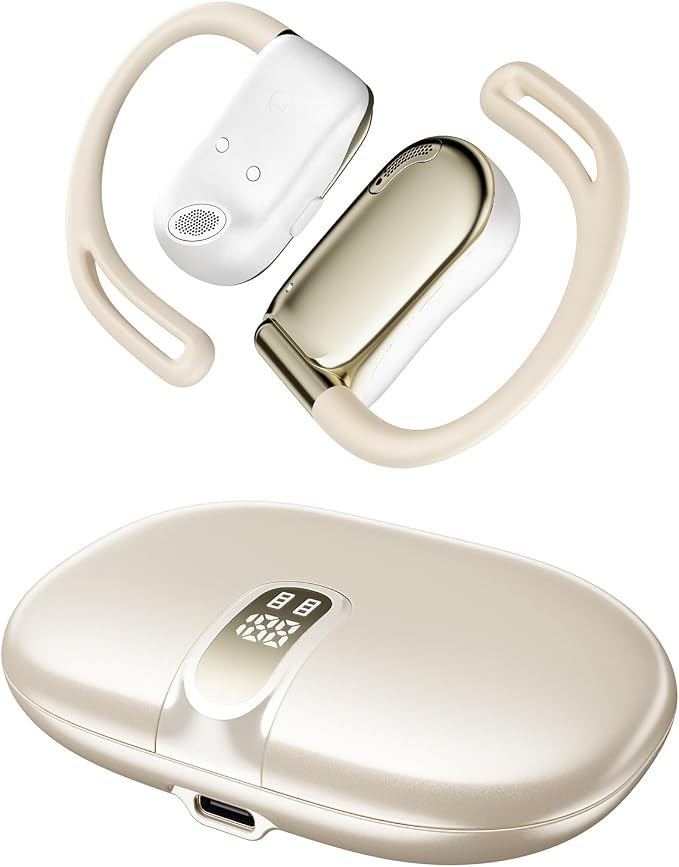 Open Ear Headphones, 0.28oz Lightweight Next-Gen Bluetooth 5.4 Air Conduction
