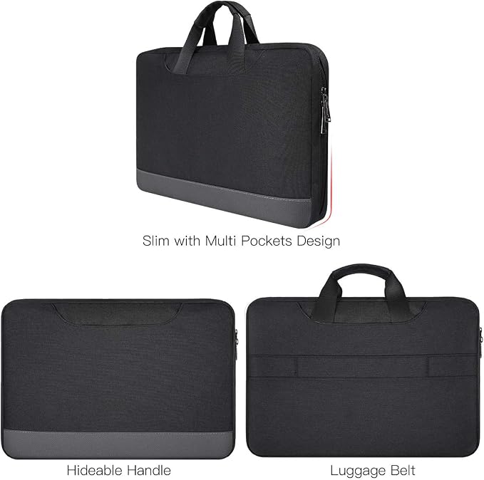 imComor 15.6 Inch Laptop Sleeve Bag, Men Women TSA Case
