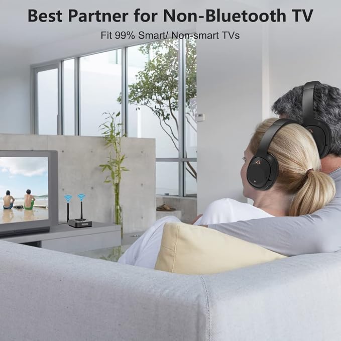 1Mii B06TX+ Long Range Bluetooth 5.2 Transmitter