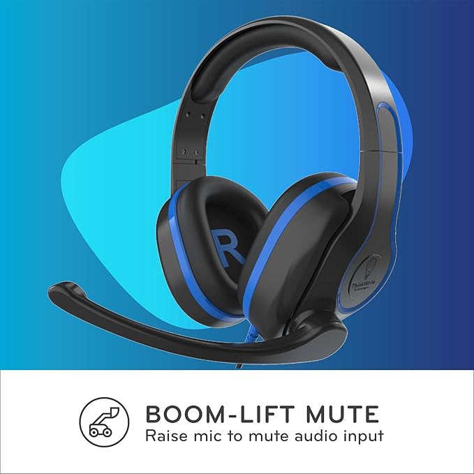 ThinkWrite Technologies TWT Audio REVO TW330, Premium Wired Over-Ear Headset