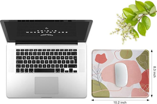 JIKIOU 3 Pack Mouse Pad with Stitched Edge, Comfortable Mouse Pads with