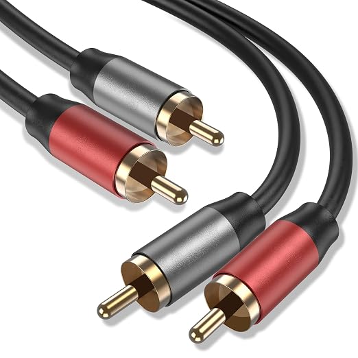 2RCA to 2RCA Cable 4.9FT, Hi-Fi Systems, Car Audio, Gaming Consoles