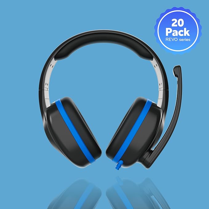 ThinkWrite Technologies TWT Audio REVO Headset, Premium Wired Over-Ear Headset