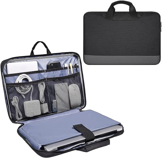 14 15 Inch Waterproof Laptop Sleeve Men Women TSA Briefcase