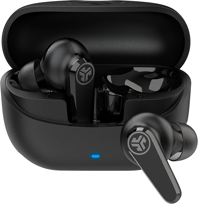 JLab Go Pods ANC True Wireless Bluetooth Earbuds & Charging Case, Hybrid Active
