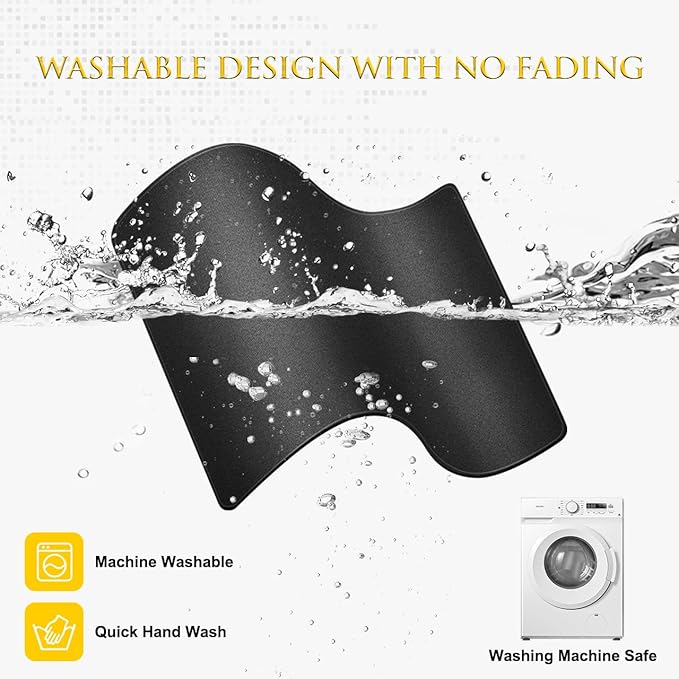 JIKIOU 3 Pack Mouse Pad with Stitched Edge, Comfortable Mouse Pads with