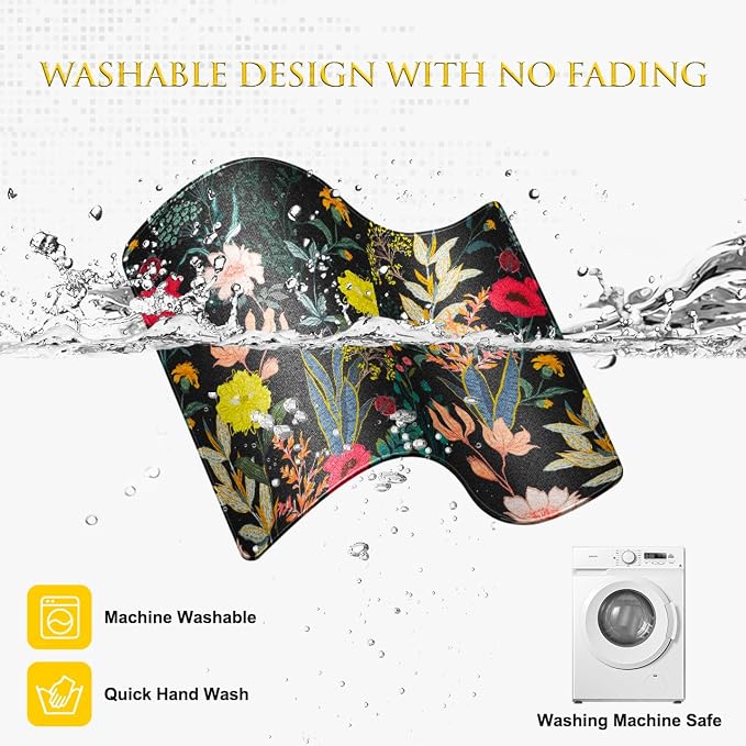 JIKIOU 3 Pack Mouse Pad with Stitched Edge, Comfortable Mouse Pads with