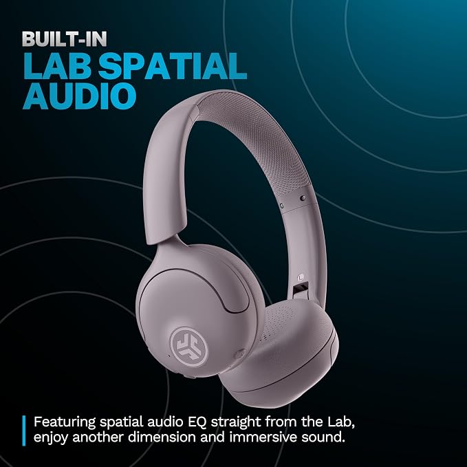 JLab Go Lux ANC Wireless Headphones, Hybrid Active Noise Cancelling, Premium