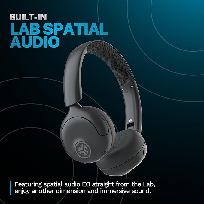 JLab Go Lux ANC Wireless Headphones, Hybrid Active Noise Cancelling, Premium