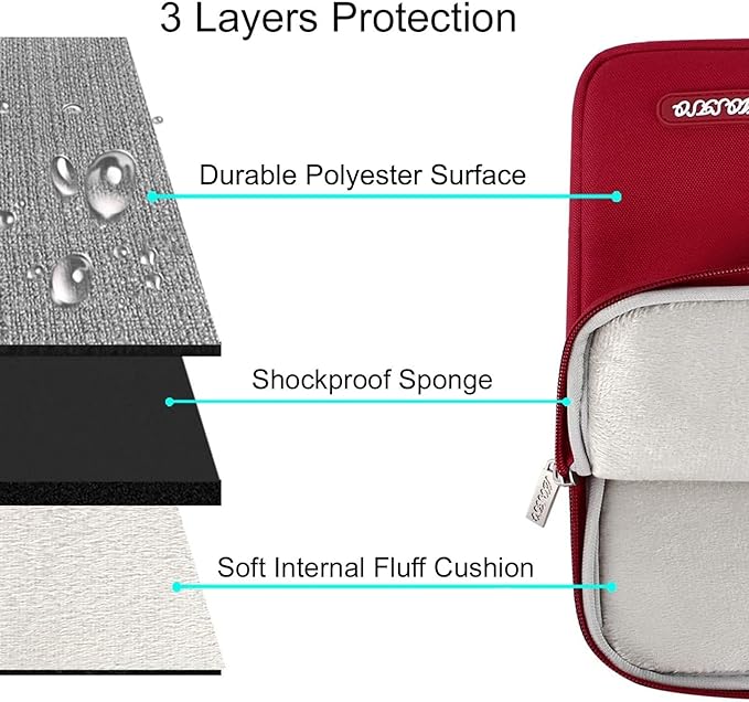 MOSISO Laptop Case 13.3 inch, 13-13.3 inch Laptop Sleeve Compatible