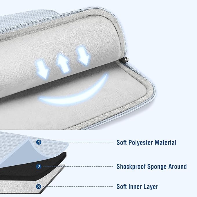 MOSISO Laptop Case 13.3 inch, 13-13.3 inch Laptop Sleeve Compatible