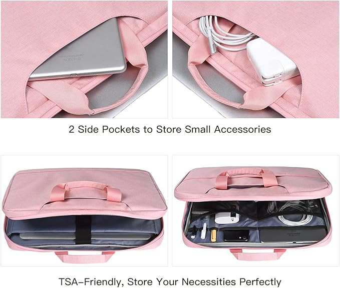 14 15 Inch Laptop Case Women Ladies Bag TSA Laptop Sleeve