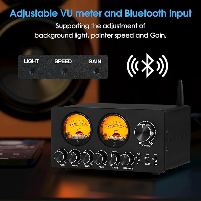 Douk Audio 5 Band Equalizer Bluetooth EQ Preamp