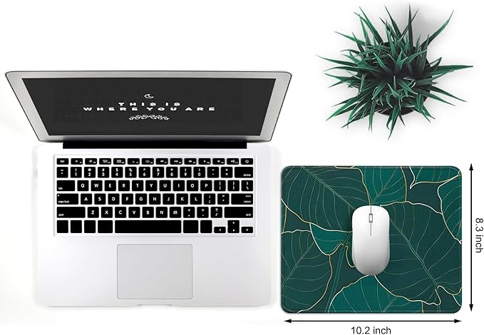 JIKIOU 3 Pack Mouse Pad with Stitched Edge, Comfortable Mouse Pads with