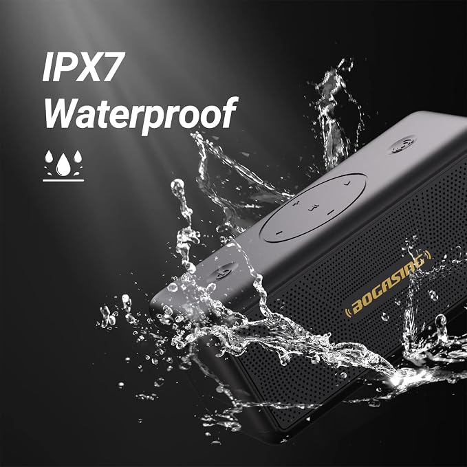 BOGASING Bluetooth Speakers, M5 Portable Wireless Speaker