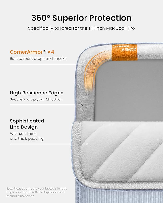 tomtoc 360 Protective Laptop Sleeve