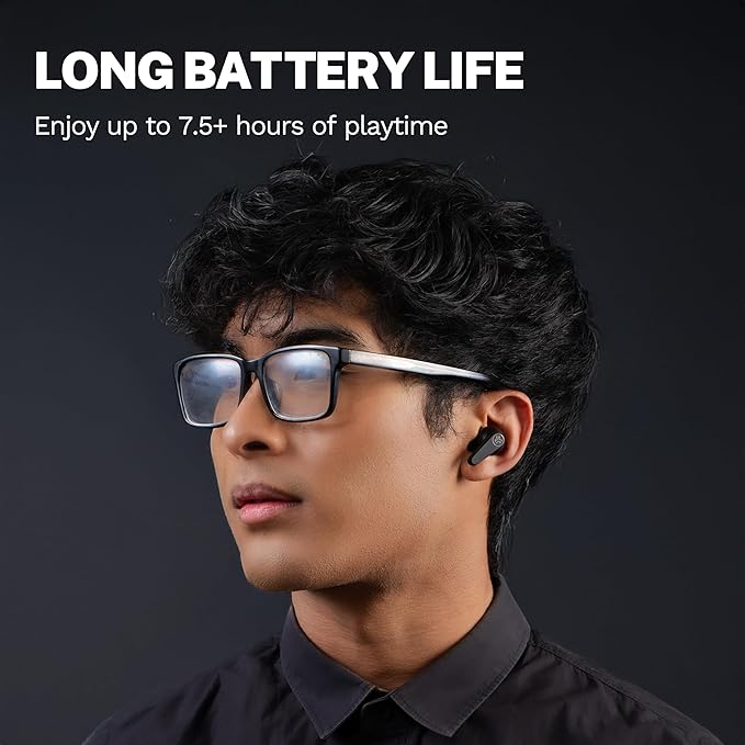 JLab Go Pods ANC True Wireless Bluetooth Earbuds & Charging Case, Hybrid Active