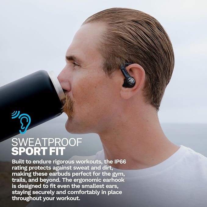JLab Epic Air Sport ANC 3 True Wireless Bluetooth Earbuds