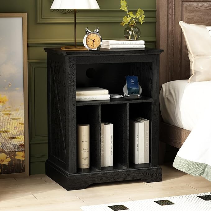 Farmhouse Record Player Stand, 3 Tier Turntable Stand