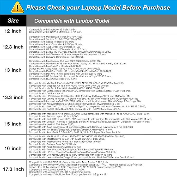 MOSISO Laptop Case 13.3 inch, 13-13.3 inch Laptop Sleeve Compatible