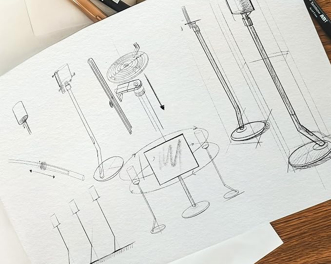 FITUEYES Design Universal Speaker Stand, Adjustable Height Speaker Stands Pair