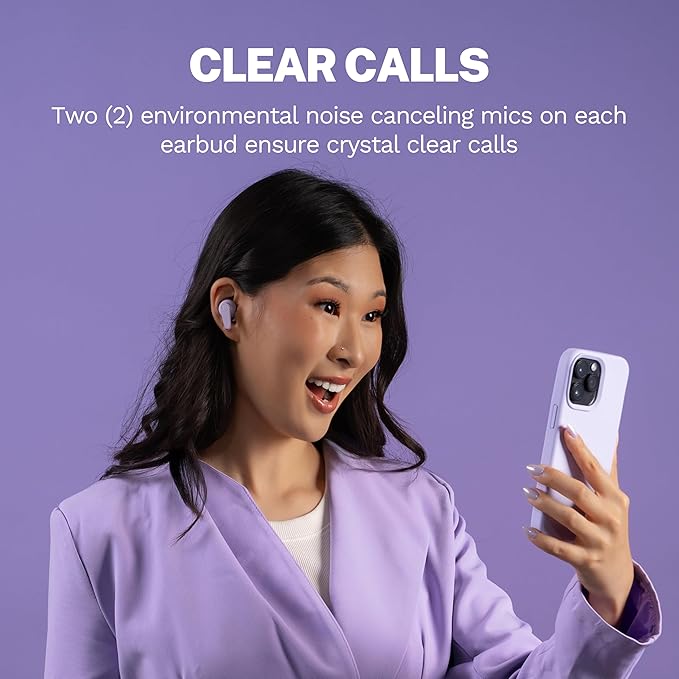 JLab Go Pods ANC True Wireless Bluetooth Earbuds & Charging Case, Hybrid Active