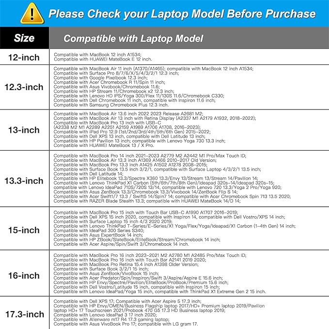 MOSISO Laptop Case 13.3 inch, 13-13.3 inch Laptop Sleeve Compatible