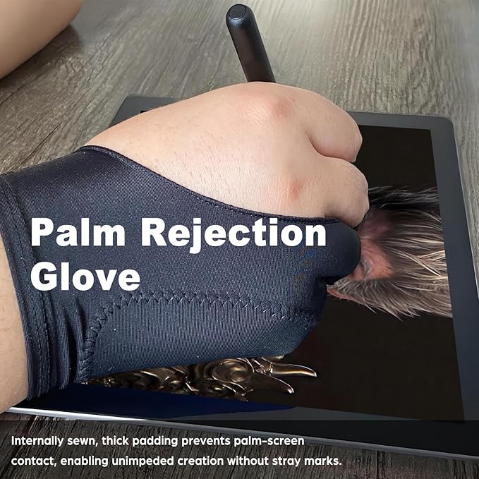 Drawing Glove, Artist Glove for Drawing Tablet, Digital Art Creation